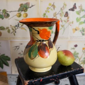 "A Myott & Sons Jug with Leaf Design" Vintage, Late 1930s